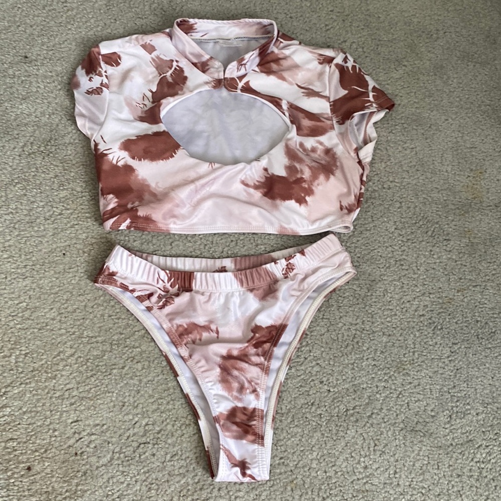 Two piece bathing suit
